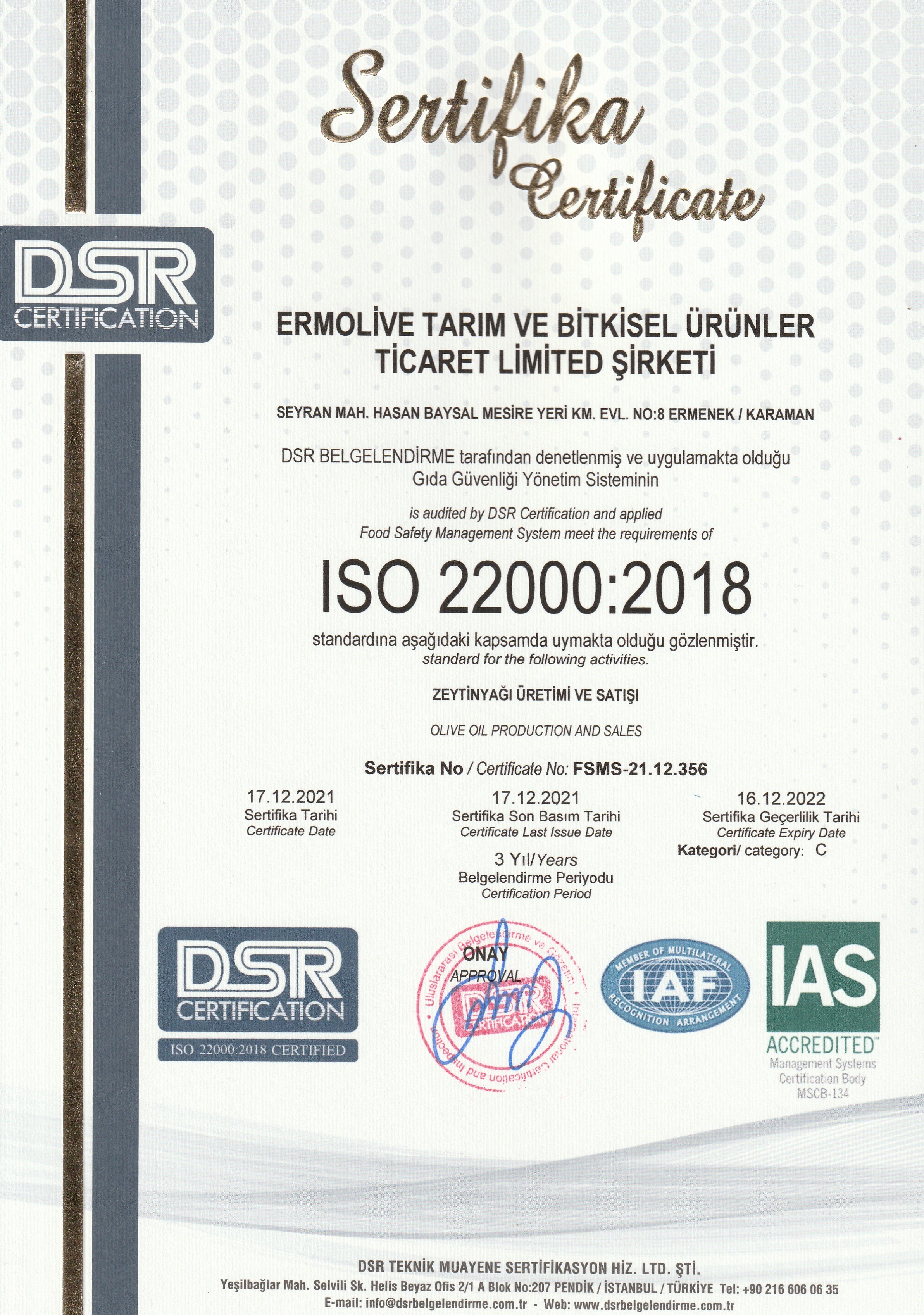 ISO22000-2018